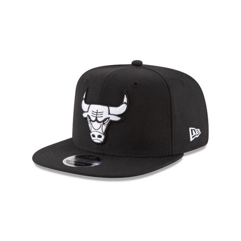 NBA Chicago Bulls High Crown 9Fifty Snapback (FNA7895) - Black New Era Caps